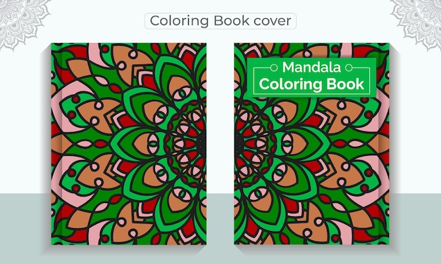 Coloring book cover for adults and ready to print