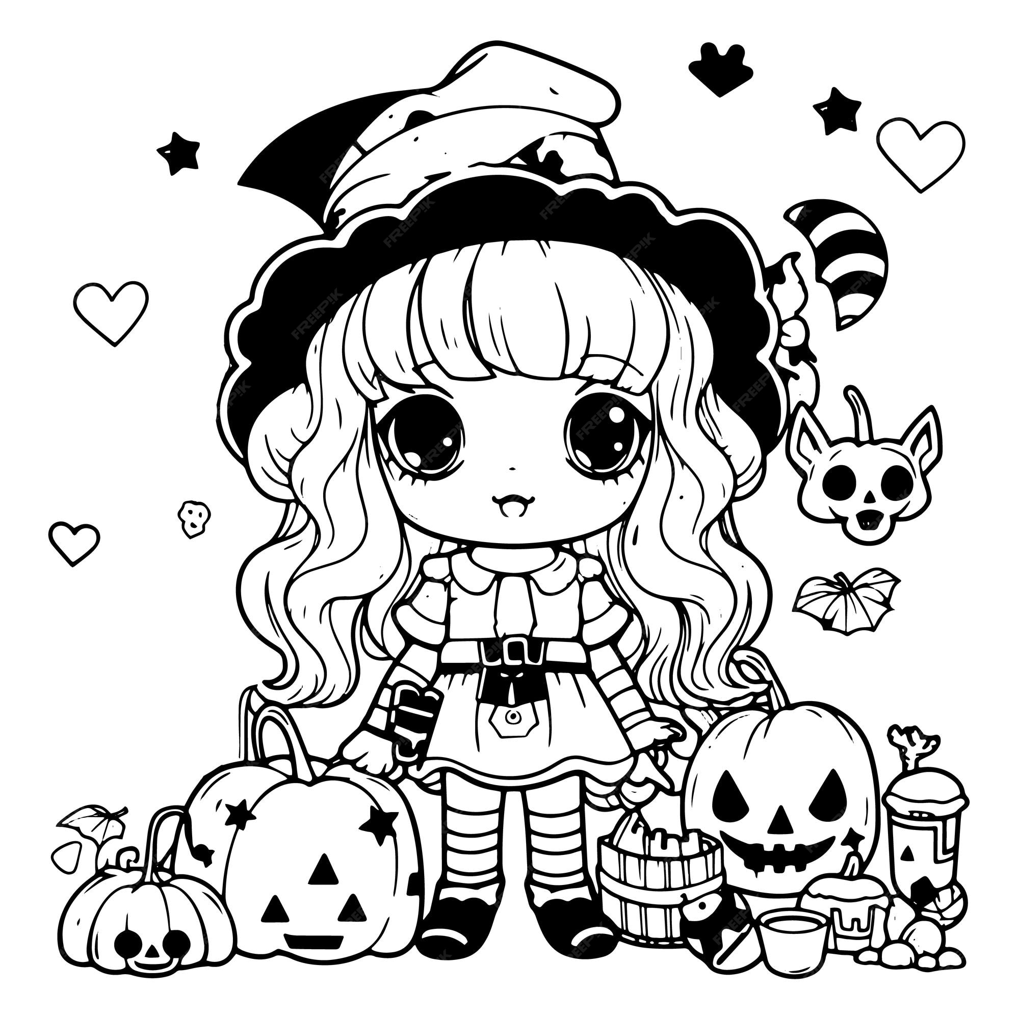 Kawaii Halloween Clip Art » Grade Onederful  Kawaii halloween, Halloween  para colorear, Dibujos de halloween