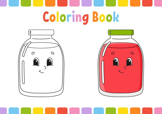 Libro da colorare per bambini.