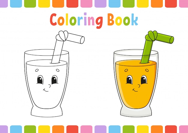 Vettore libro da colorare per bambini.