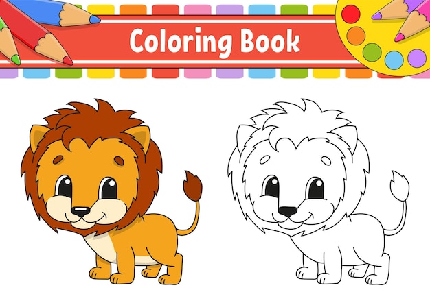 Libro da colorare per bambini.