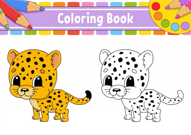 Libro da colorare per bambini.