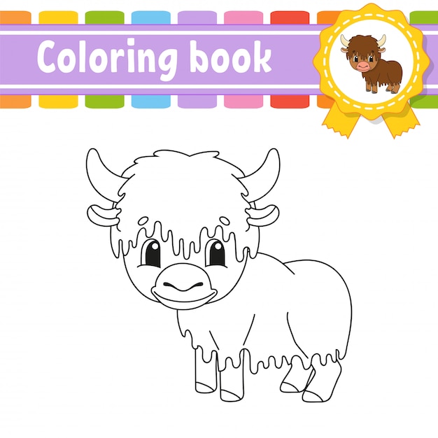 Coloring book for kids. 