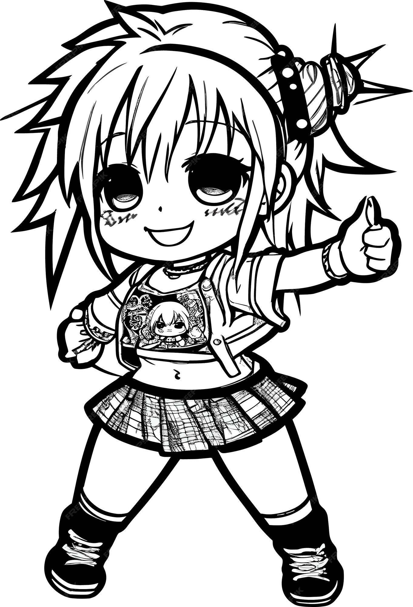 Gacha Life Coloring Pages  Unique Collection - Print for Free