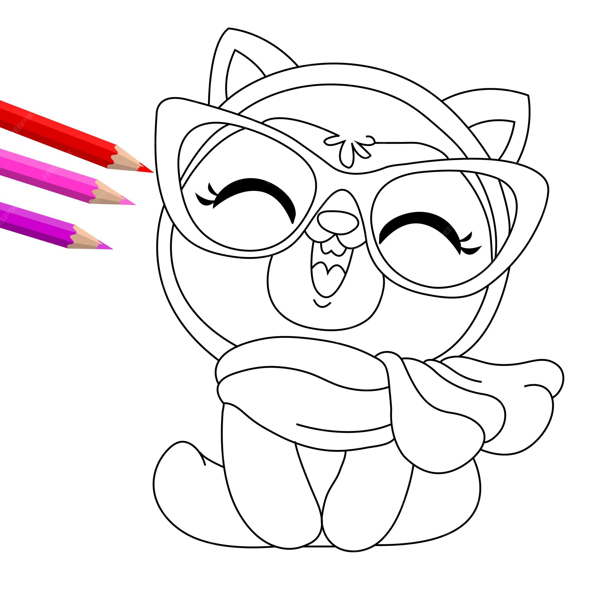 Premium Vector Coloring book pages line art vector art illustration