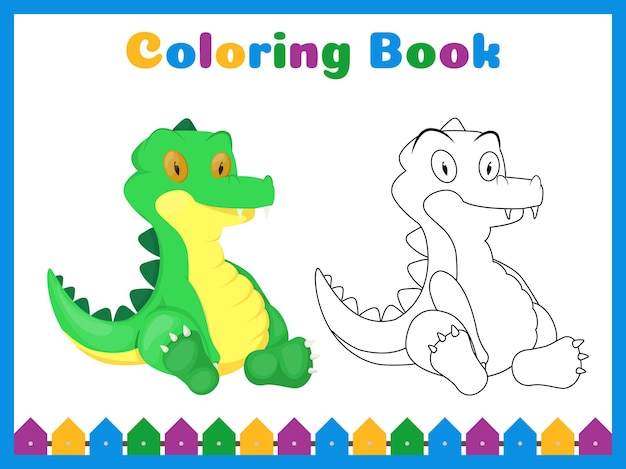 쉬운 교육용 게임 수준의 미취학 아동을위한 색칠하기 책.