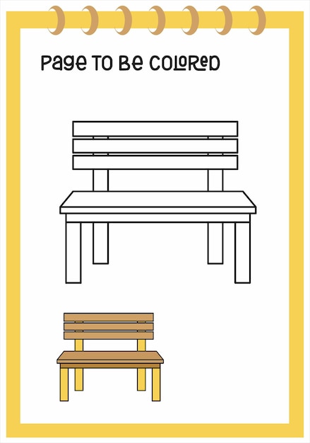 Coloring design for table to learn for kid