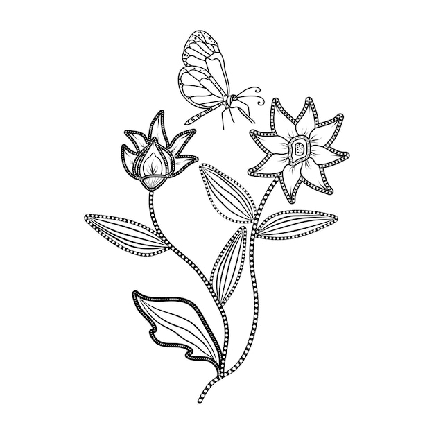 Learn To Draw Flowers With Shapes Lesson 7 - JSPCREATE