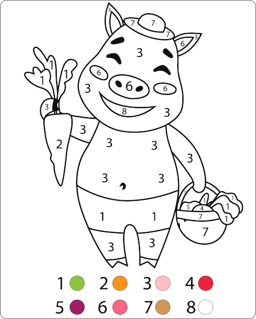 Coloring Number Pages or kids