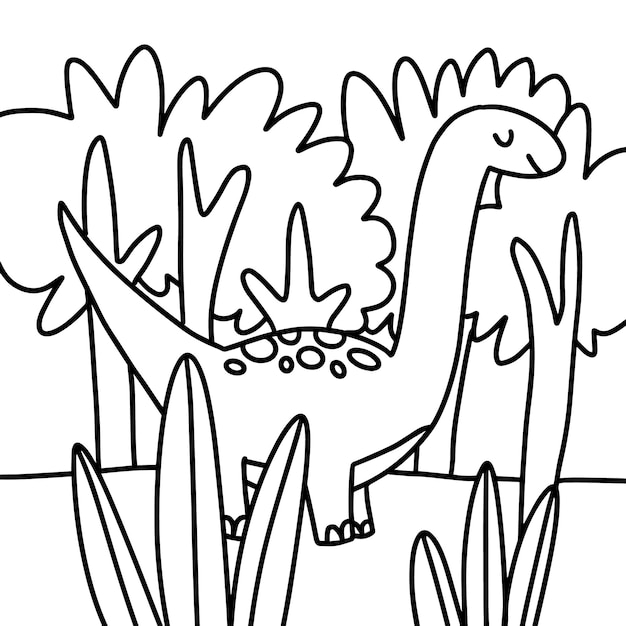 Coloring Page Dinosaurs