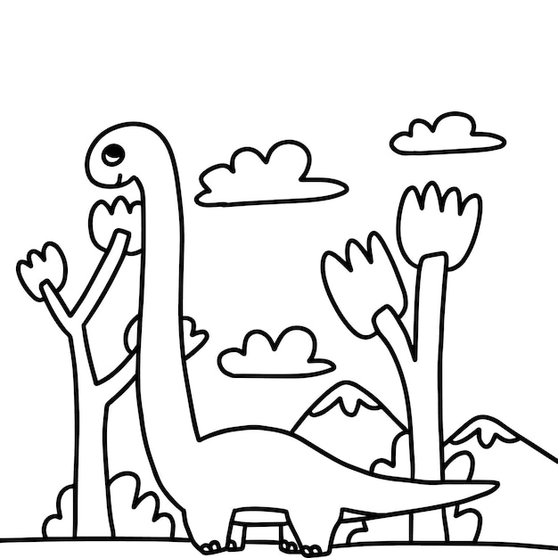 Coloring Page Dinosaurs