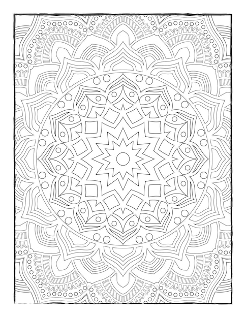 Coloring page for kdp interior