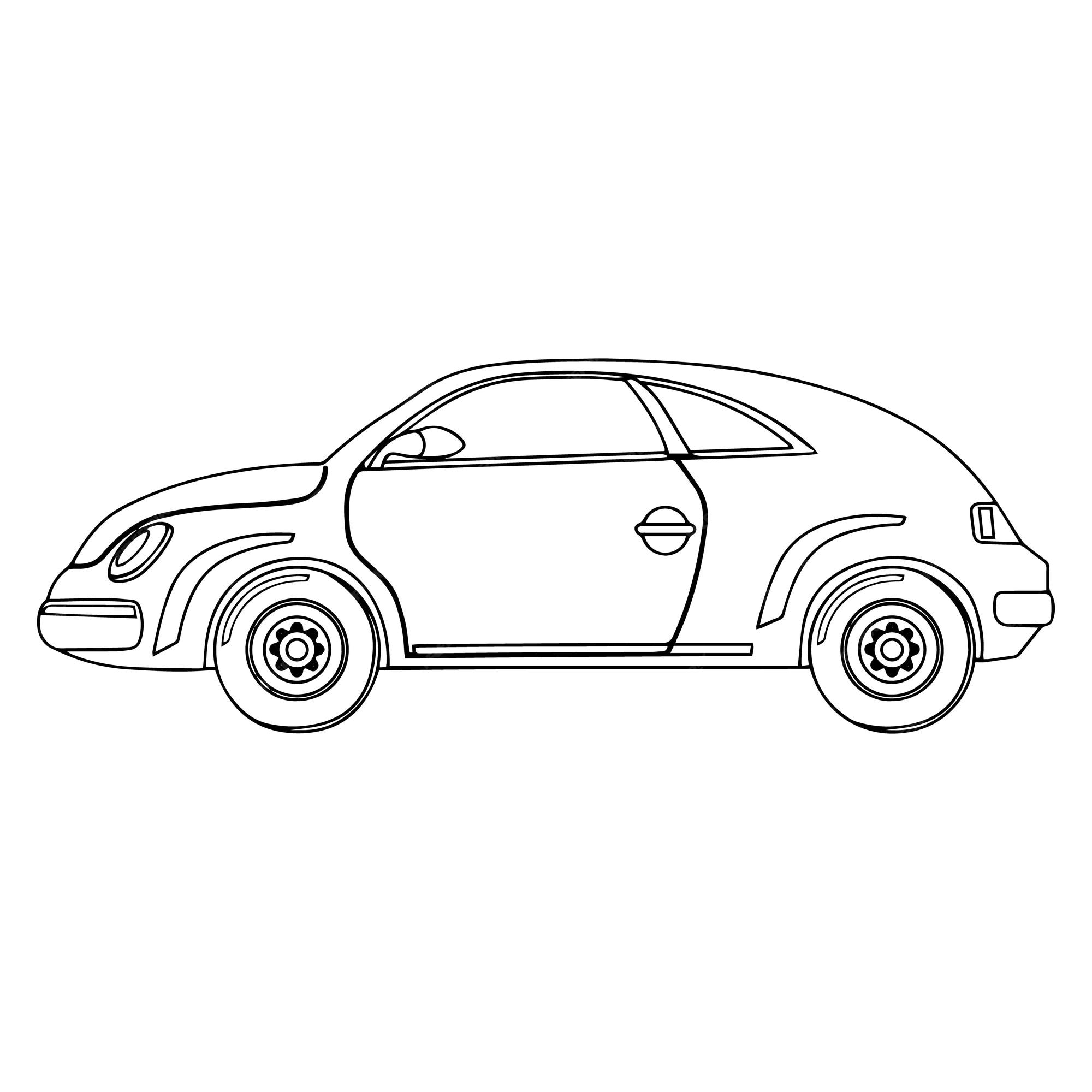 Premium Vector | Coloring page outline of cars vehicles coloring book for  kids