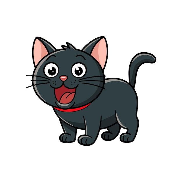 귀여운 고양이 의 색채 페이지
