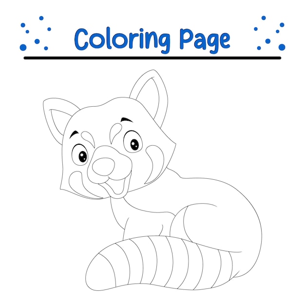 coloring page smiling panda