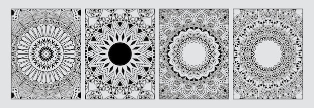 coloring page with ornament vector with Mandala coloring page Design
