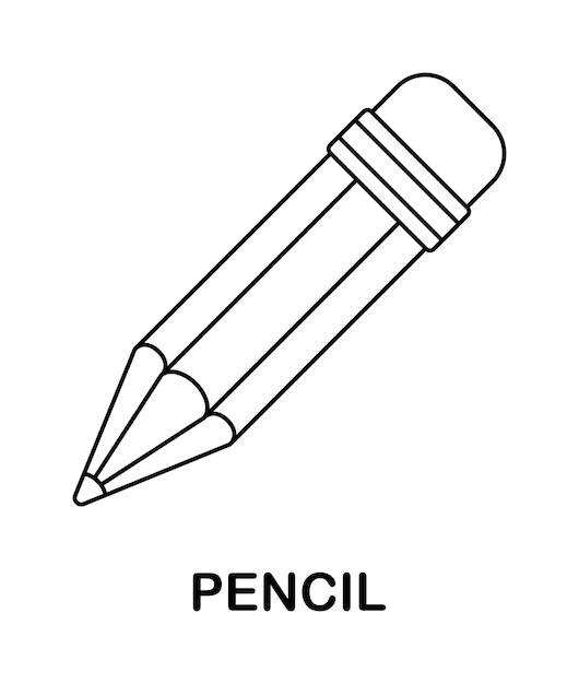 子供のための鉛筆でページを着色