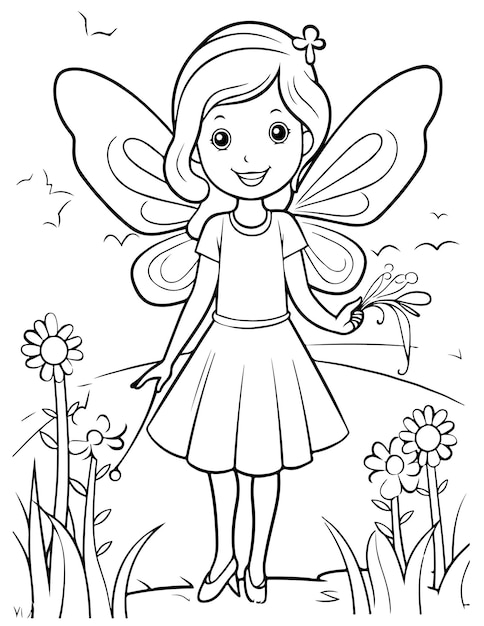 Vector coloring page