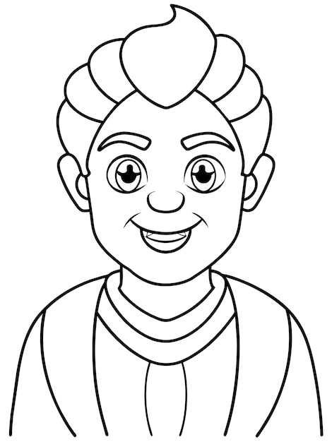 Vector coloring page