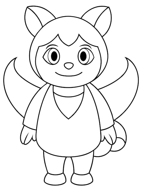 Vector coloring page