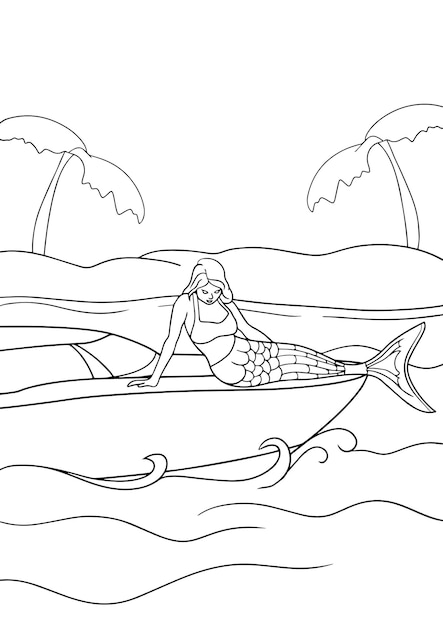 coloring pages of h2o mermaids