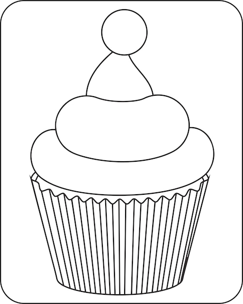 Coloring Pages Dessert for Kids