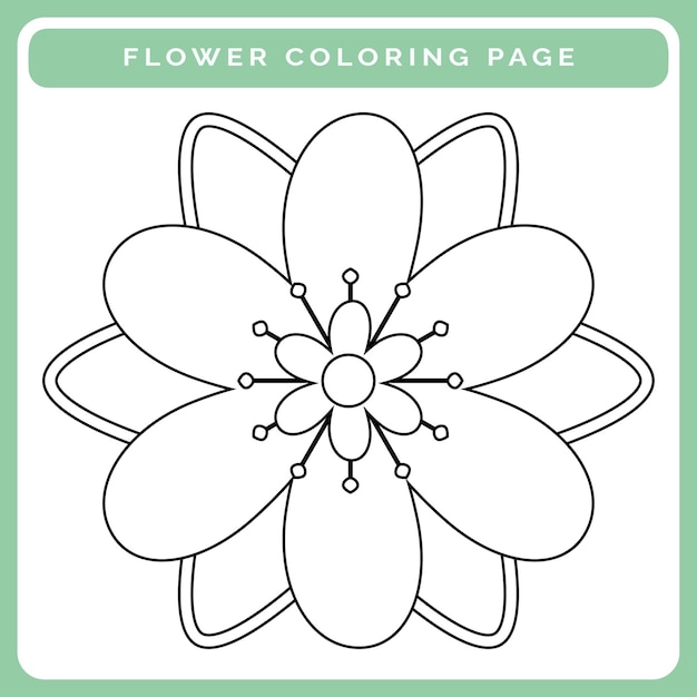 Coloring pages flowers printable