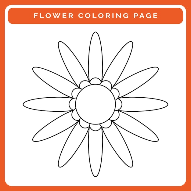 Coloring pages flowers printable