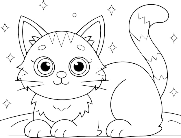 coloring pages for kids printable vactor eps line art file