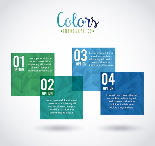 Colors infographics