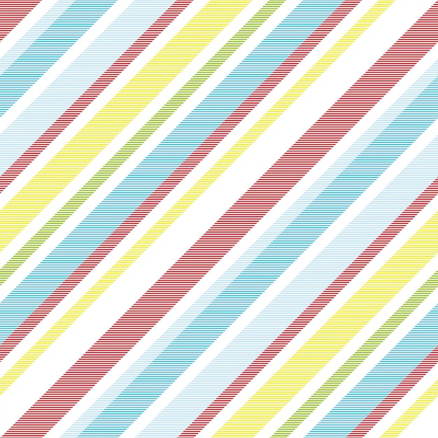 Vector colors striped texture seamless pattern