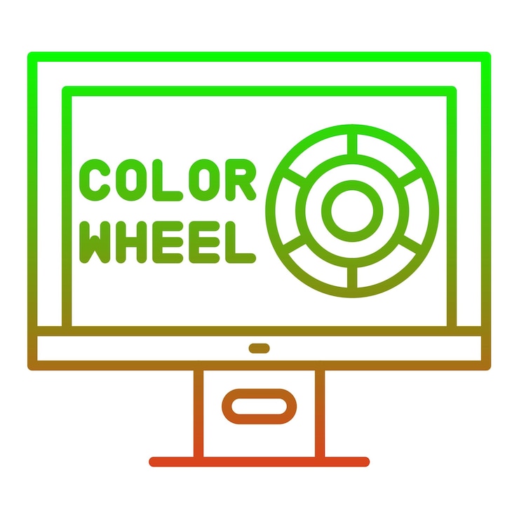 Vector colour icon