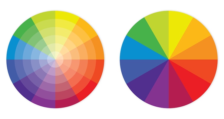 Vector colour wheel