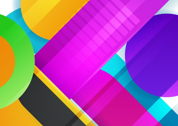 Colourful abstract background modern abstract covers minimal covers design colorful geometric background vector illustration