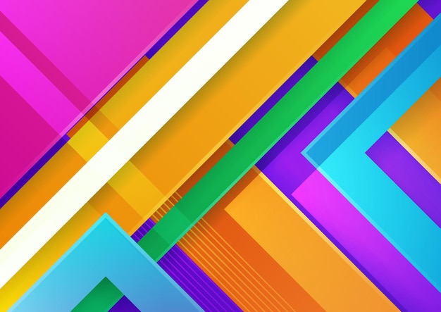 Sfondo astratto colorato abstract moderno copre design minimale coperture illustrazione vettoriale di sfondo geometrico colorato