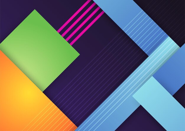 Colourful abstract background modern abstract covers minimal covers design colorful geometric background vector illustration