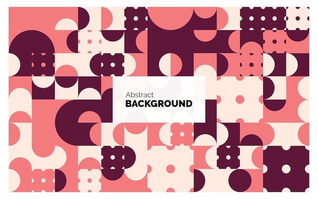 Colourful abstract geometric shapes background vector illustration