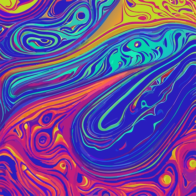 Colourful abstract liquid texture