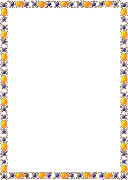 Colourful Border Frame