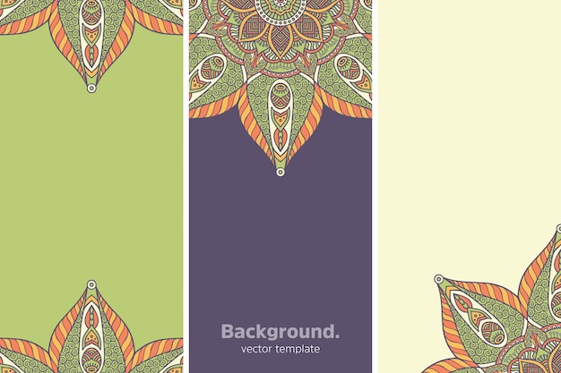 colourful geometric floral background