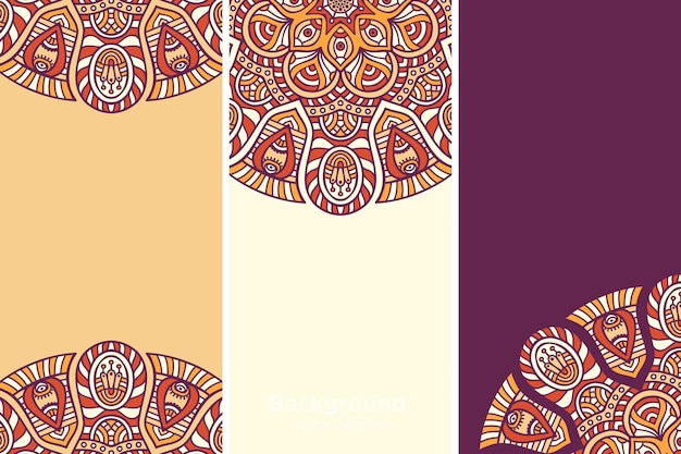 colourful geometric floral background