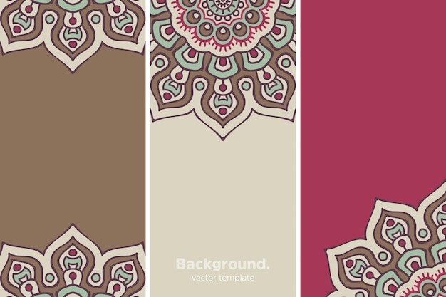 colourful geometric floral background