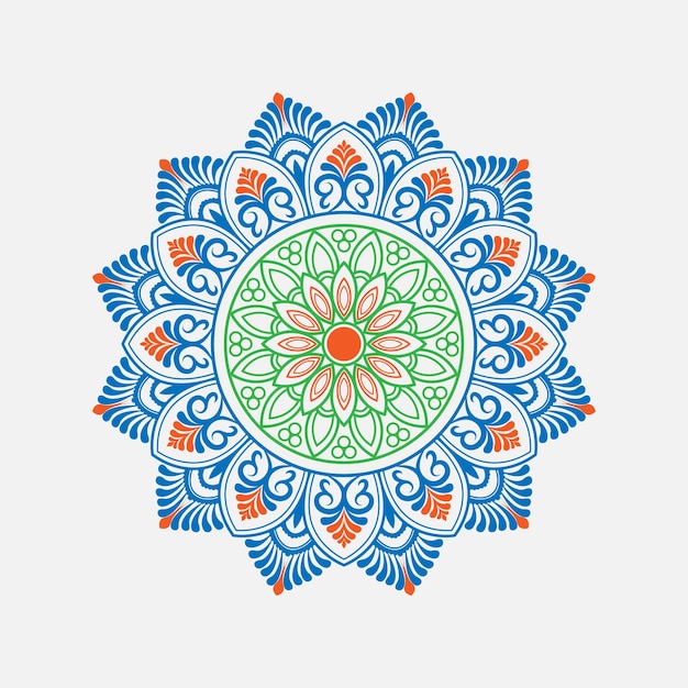 Vector colourful mandala design luxury mandala free vector background