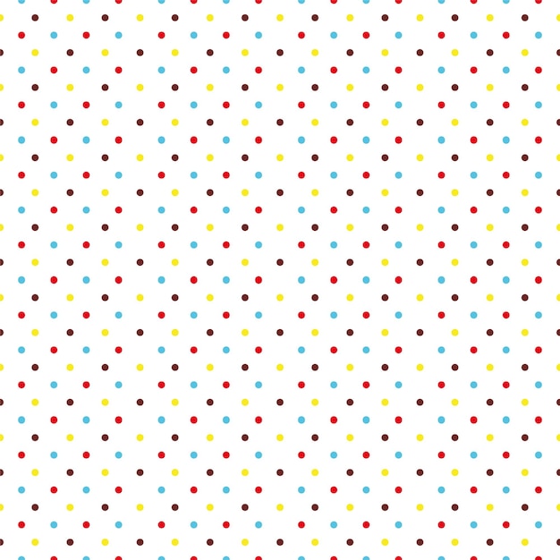 Colourful polka dots pattern background