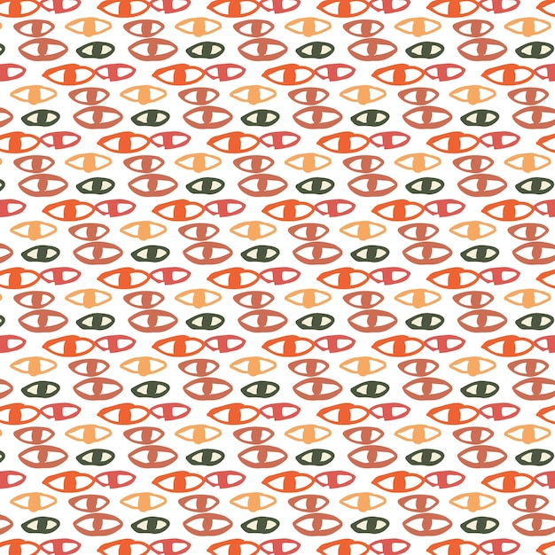 Colourful Random eyes pattern