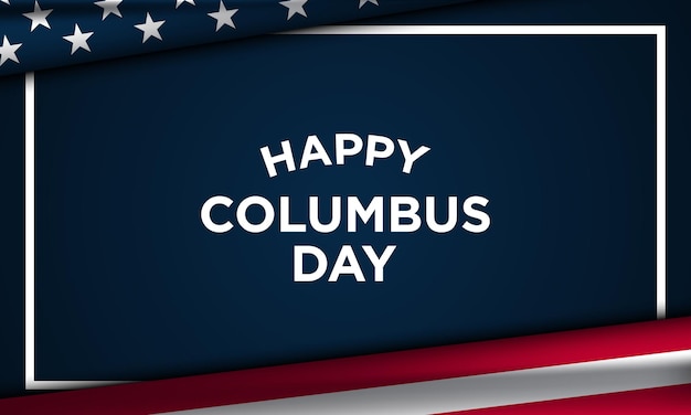 Columbus Day Background Design Vector Illustration