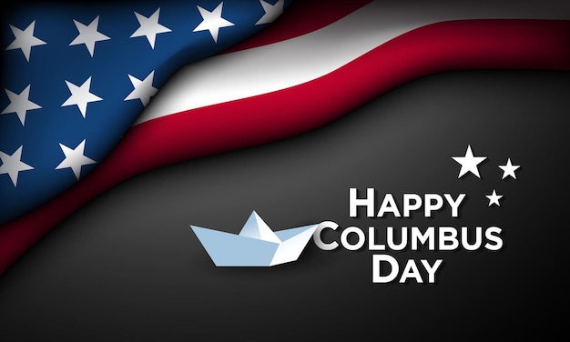 Columbus Day Background Design