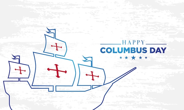 Columbus Day Background Design