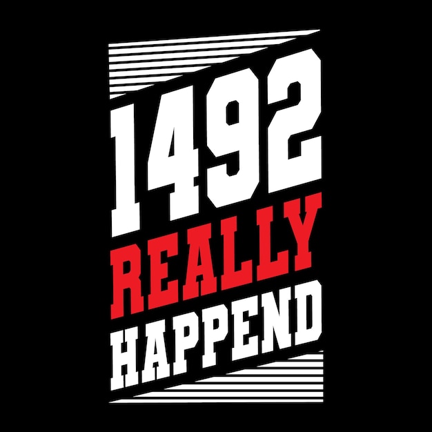 Columbus day t-shirt design