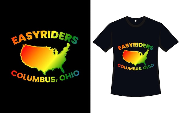 Columbus day t-shirt design